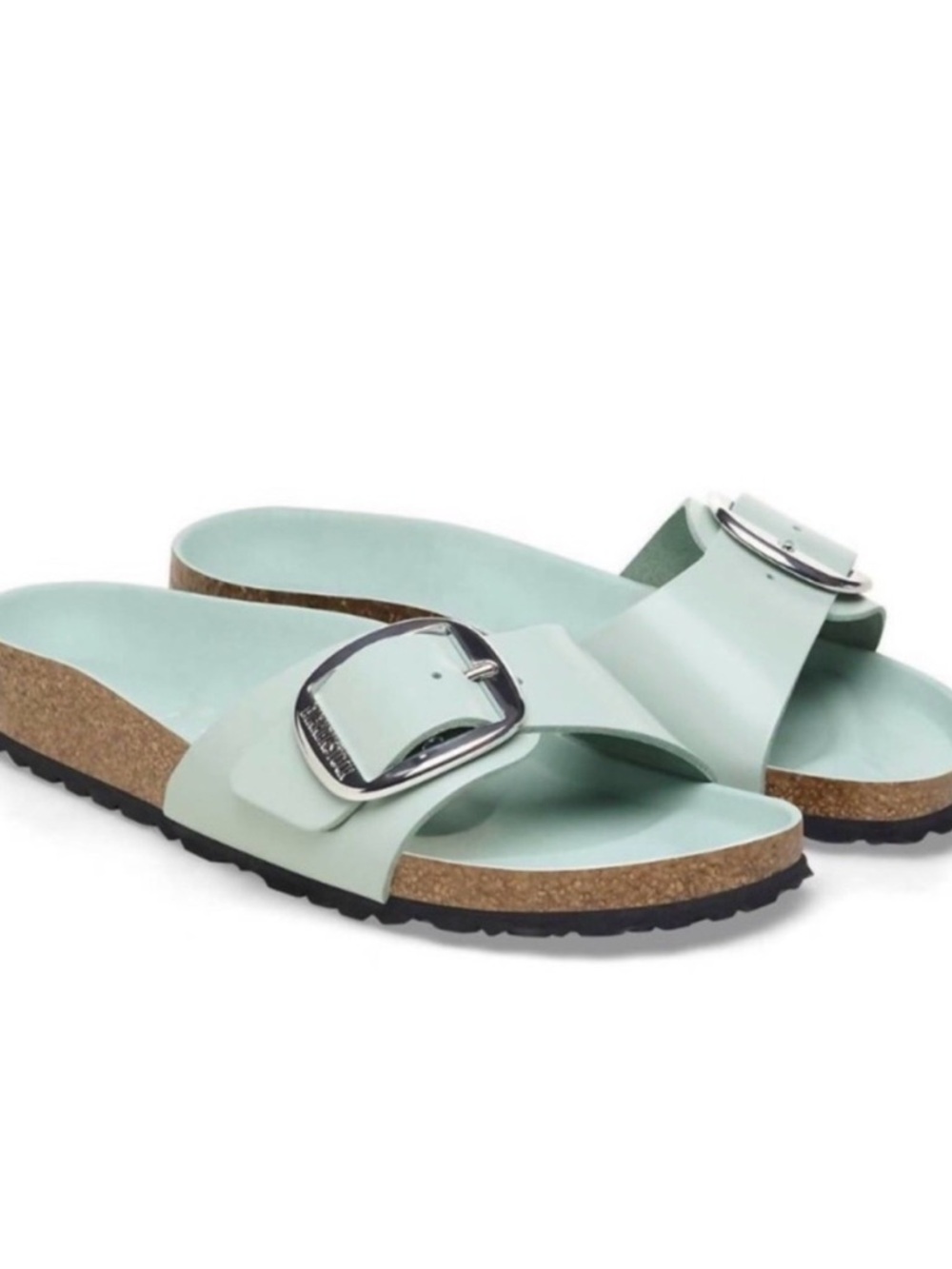 Birkenstock Big Buckle Madrid Sandal 🩴 in seafoam green